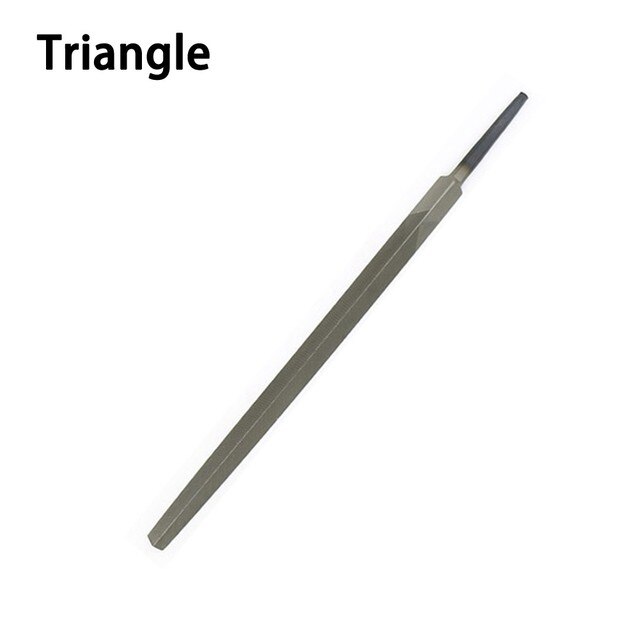 1pcs/set 6" Flat Diamond File Grinding Tool For Chainsaw Chains For STIHL Twin Cut Metal Woodworking Craft Tools: Triangular file