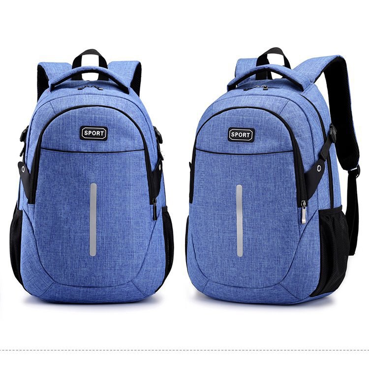 Chuwanglin Toevallige Mannelijke Rugzak Mannen Schooltassen Grote Capaciteit Laptop Rugzakken Unisex Mochila Feminina Rugzak F51401: blue