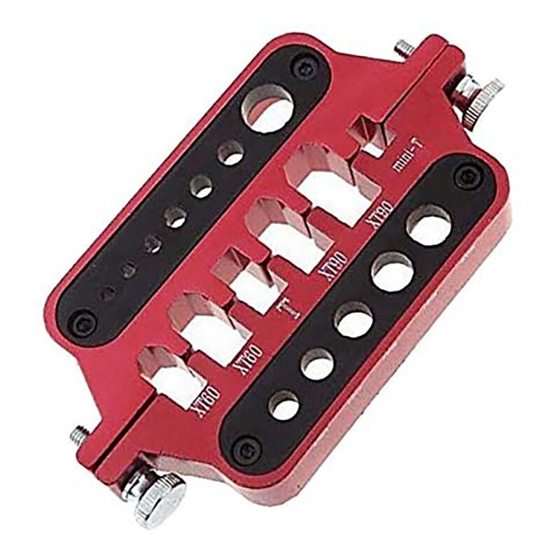 Mini Soldeerbout Houder Solderen Isoleren Station Jig Soldeer Mount Klem Voor XT60 XT90 Deans Banana Plug Connector