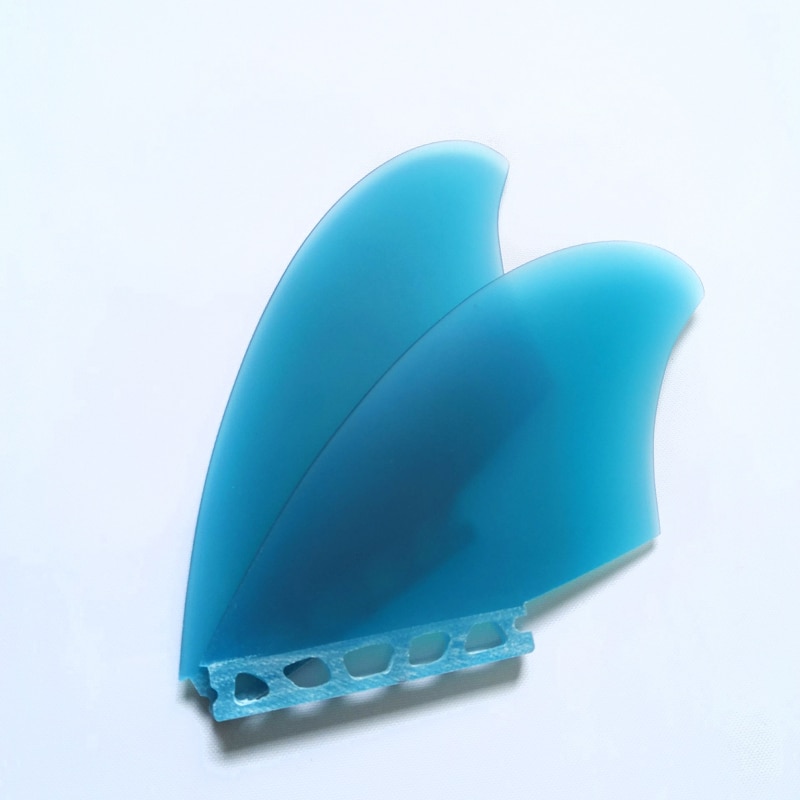 Future Twin keel fins Preformance Surfboard Transparent Blue Special surfboard fin surf Wakesurf windsurf