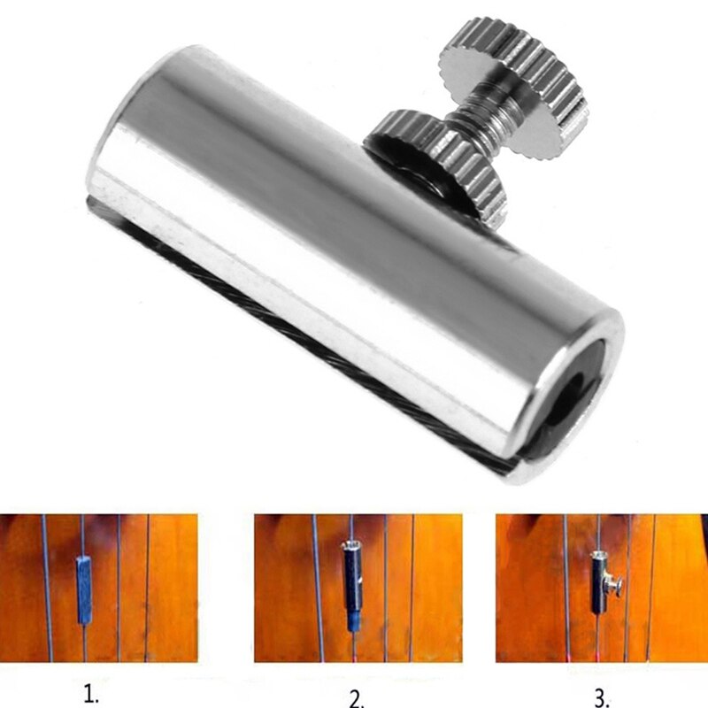 2 stuks verstelbare cello demper cello wolf toon eliminator wolf toon demper onderdrukker buis elimineert wolf toon zilverkleur