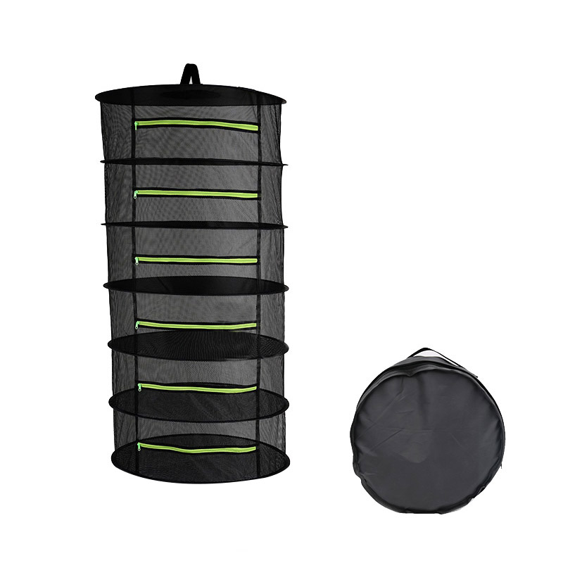 Perchero colgante para secado de plantas, 6 niveles, transpirable, duradero, estantería de malla para hierbas vegetales TI99
