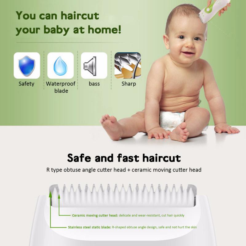 Baby Child Boy Electric Hair Clipper Rechargeable Low Noise Hair Trimmers Hair Cutting Machine Hair Shaving