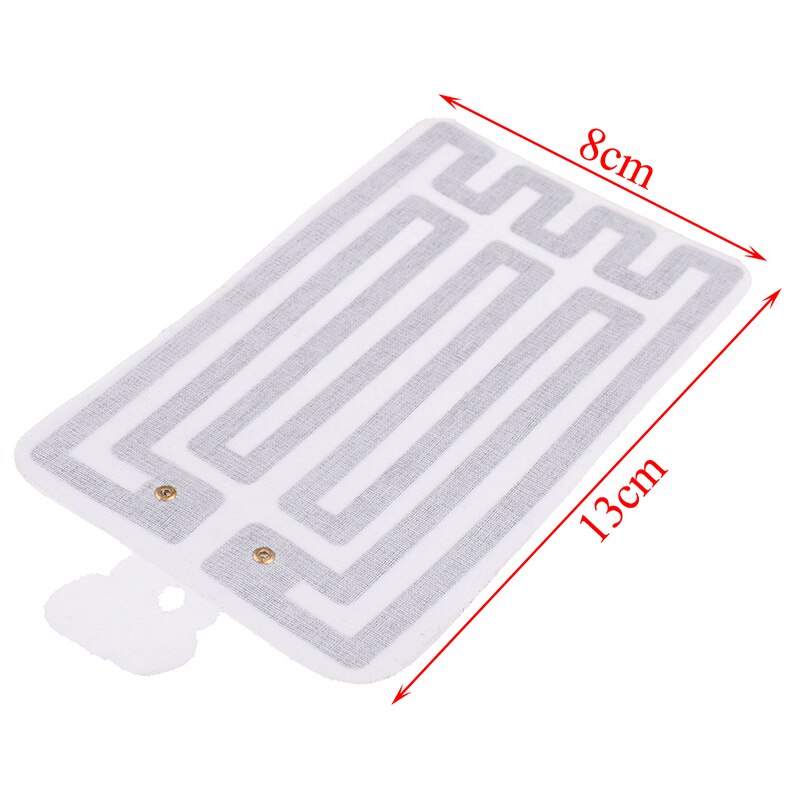 2pcs Electric Infrared Fever Heat Mat Winter Warm Arm Waist Heat Glove 5V Carbon Fiber Heating Pad USB Heating Film: d