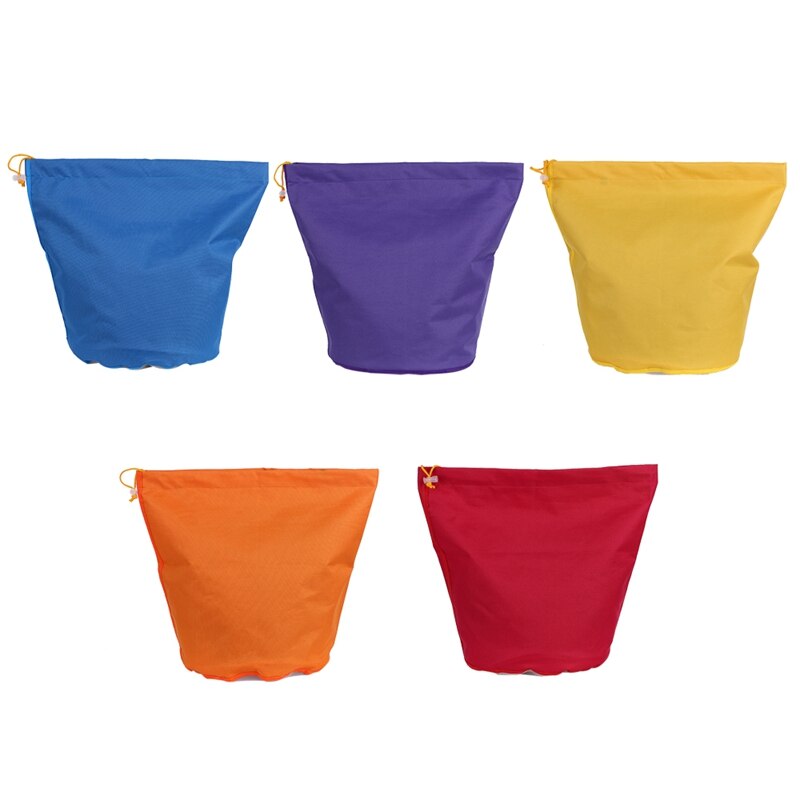 5pcs 5 Gallon Filter Bag Bubble Bag Garden Grow Bag Hash Herbal Ice Essence Extractor Kit Extraction Bags with Pressing Sn