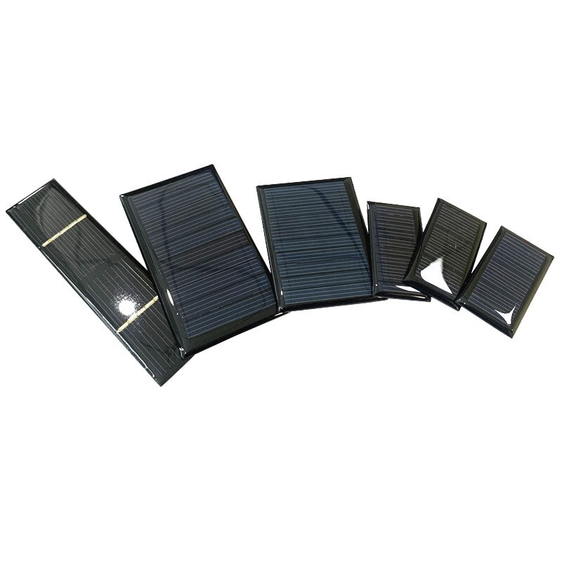 Panel Solar para coche, minicélula de batería de 5V, 30mA, 50ma, 60mA, 230mA y 5V, 1 unidad