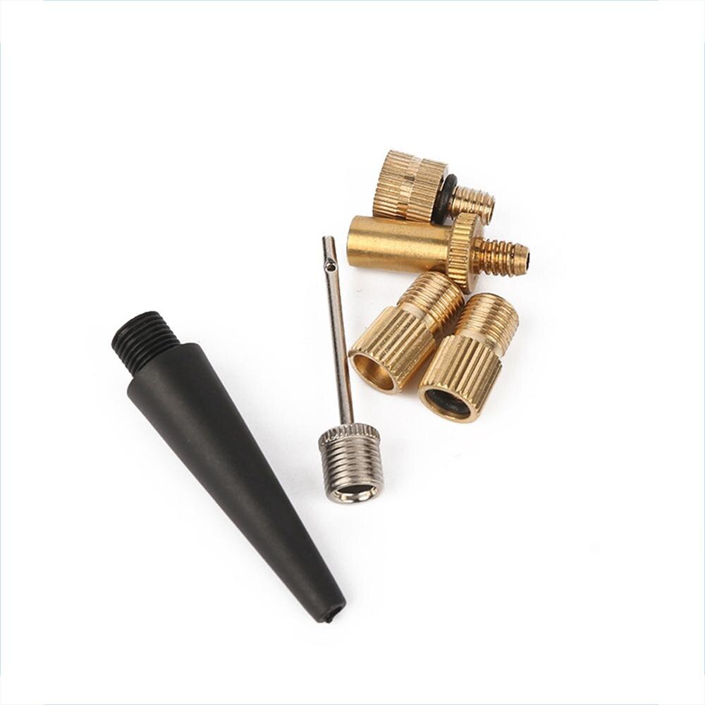 6pcs Pump Bicycle Convert Presta to Schrader Copper Bike Air Valve Adaptor Adapters Wheels Gas Nozzle Tube Tool Converter