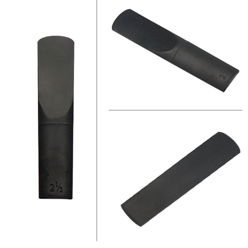 Lengüetas de saxofón Alto y planas, lengüeta de saxofón para principiantes, piezas de instrumentos de saxofón negro