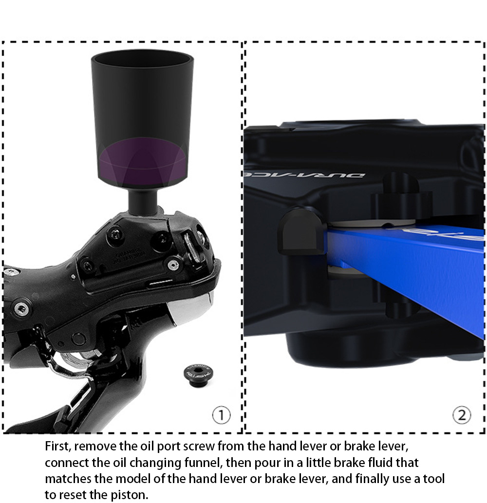 Bike Hydraulic Disc Brake Pad Spreader Tool, Bicycle Hydraulic Brake Piston Reset Tool For MTB Bike Brake Universal Repair Tools