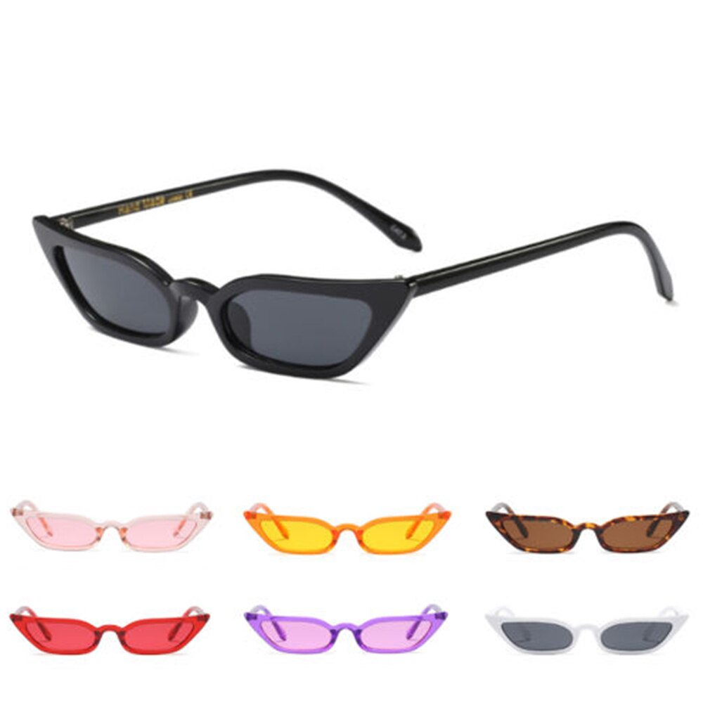Women Cat Eye Sunglasses Small Vintage Eyewear Glasses Shades Uv400 Sunglass Eyewear