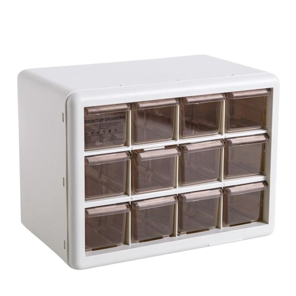 1 Set Case Hanging Storage Shelf Multi - Lattice Mini Jewelry Box Desktop Drawer Jewelry Storage Cabinet for Home Rings Jewelry