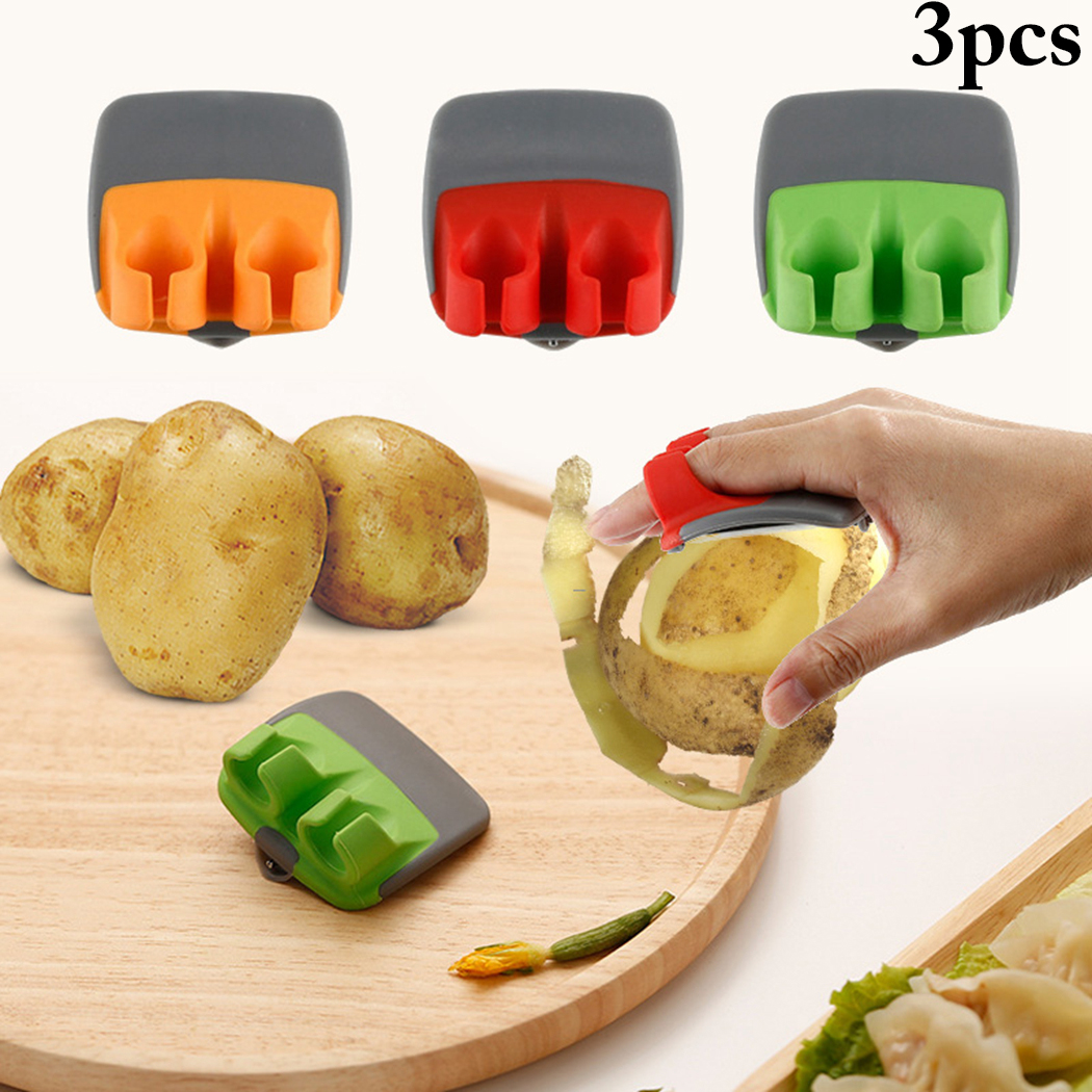 3 stuks Groente Fruit Peeler Slicer Bestek Dunschiller Bestek Aardappel Wortel Dunschiller Koken Gereedschap Keuken Accessoires Gadgets
