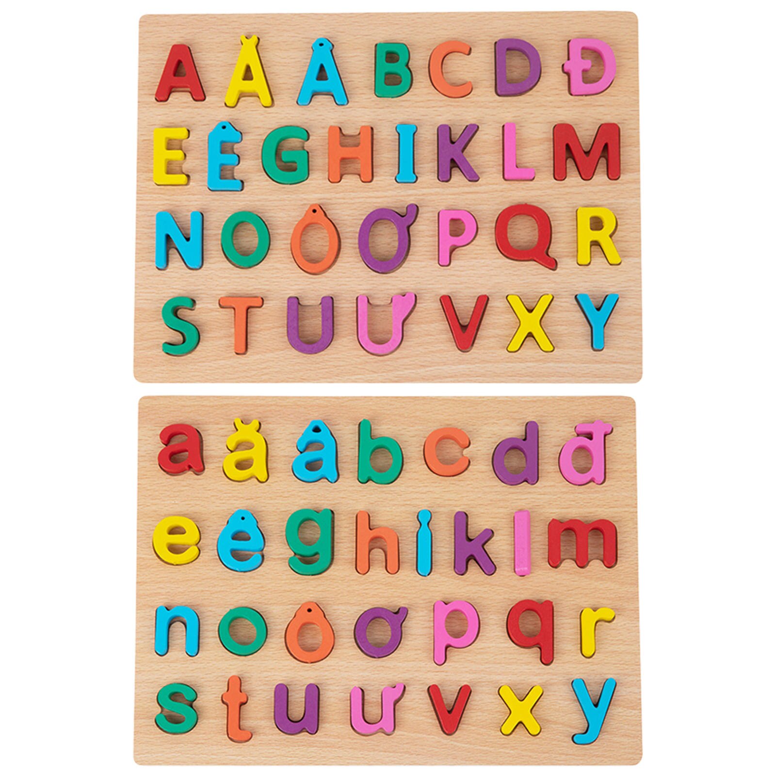 puzzle drewniane wietnamski alfabet poznawcze puzzle 3D zabawki edukacyjne zabawka ruchowa dla domu impreza przedszkole wiek 4-6 chłopców dziewcząt zabawki