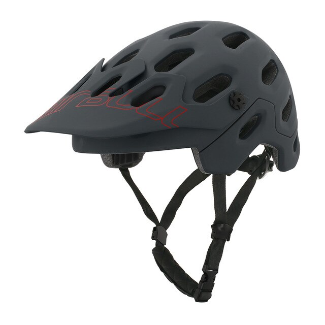 Cairbull capacete ciclístico, ultraleve, moldado, acessório para bicicleta, mountain bike de estrada, mtb: Grey / L(58-62cm)