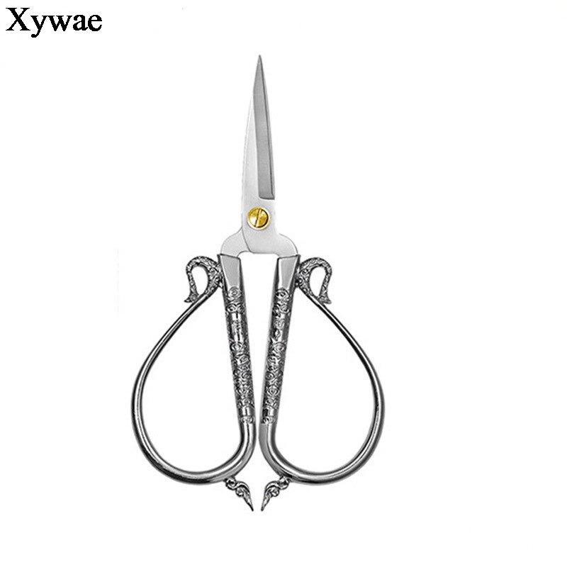 Tijeras clásicas de estilo Retro europeo, tijera antigua para costura artesanal, a medida, corte de papel, tijeras de costura bordada