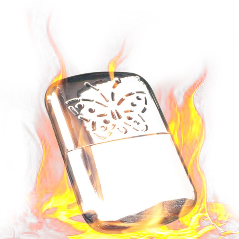 Metal Hand Warmer Petrol Reusable Pocket Portable for Ski Winter Camping Outdoor TT-best