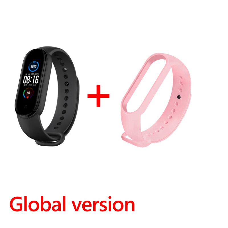 Xiaomi Originale Fascia 5 Braccialetto Intelligente AMOLED Schermo Variopinto di Frequenza Cardiaca Fitness Tracker Bluetooth 5.0 Impermeabile Miband5: style  6