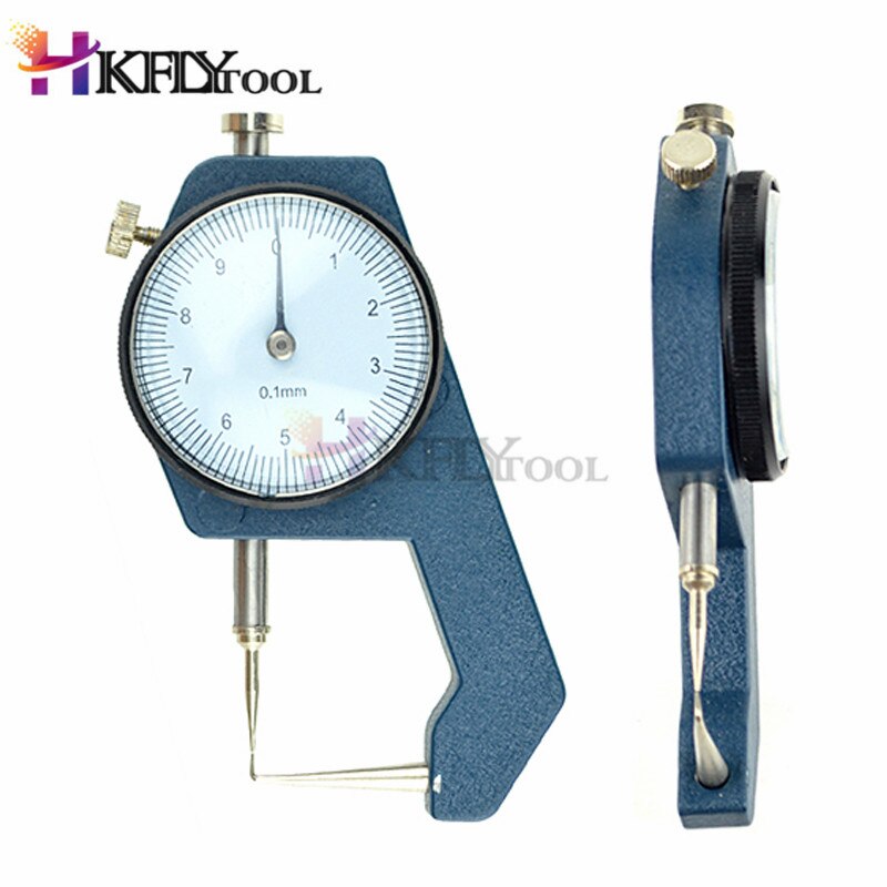 Jauge d'épaisseur de cadran 0-20mm, épaisseur du cuir, testeur de métal, outil de maroquinerie, mesure de calibre, étrier