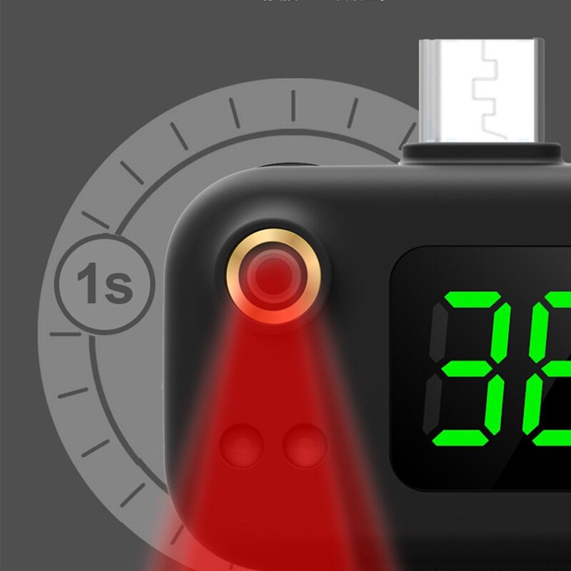 Small Smart Thermometer Mobile Phone Plug and Play For iOS USB-C Human Body Thermometer Portable ℃℉ Infrared Thermometer Digital