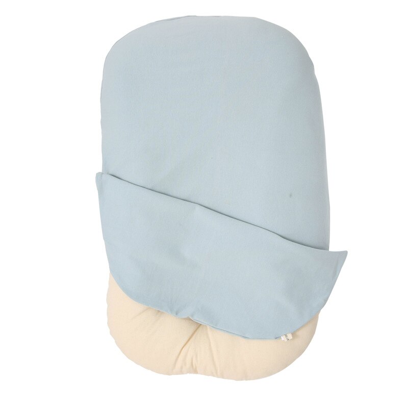 Organic Cotton Baby Lounger Infant Co Sleeper Bed Bassinet Portable BabyNest Crib for Girls Boys Baby Cribs Cradle: Blue