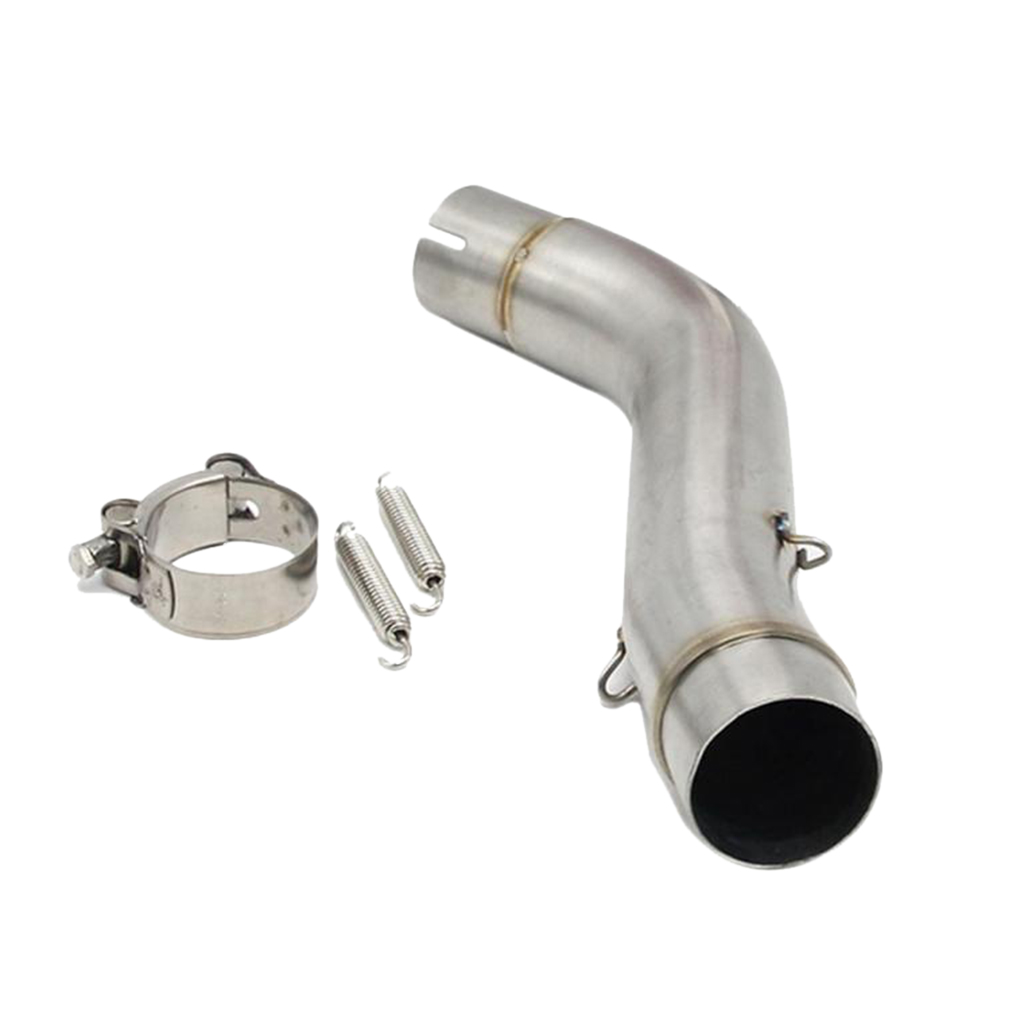 Voor Piaggio MP3 125 2008-2014 Motorfiets Uitlaat Escape Uitlaat Midden Link Pijp Slip-on Voor BEVERLY 125 300 2009-2016 X10 125 12-16 Moto uitlaatpijp