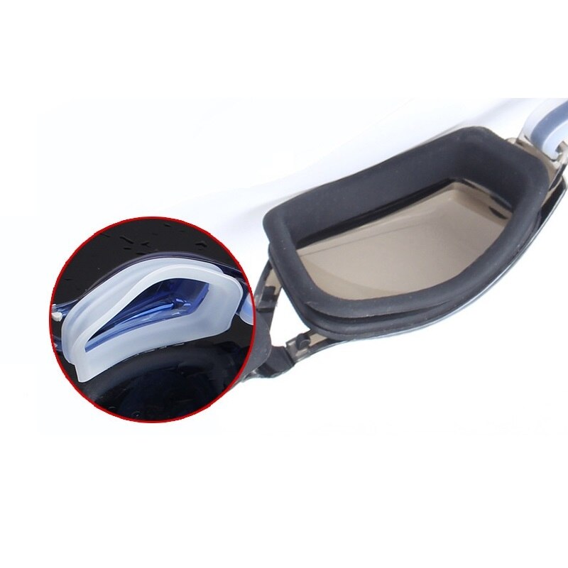with Prescription lenses Swimming Glasses Silicone myopia Men Swimming Goggles Anti-fog UV With Earplug for Women