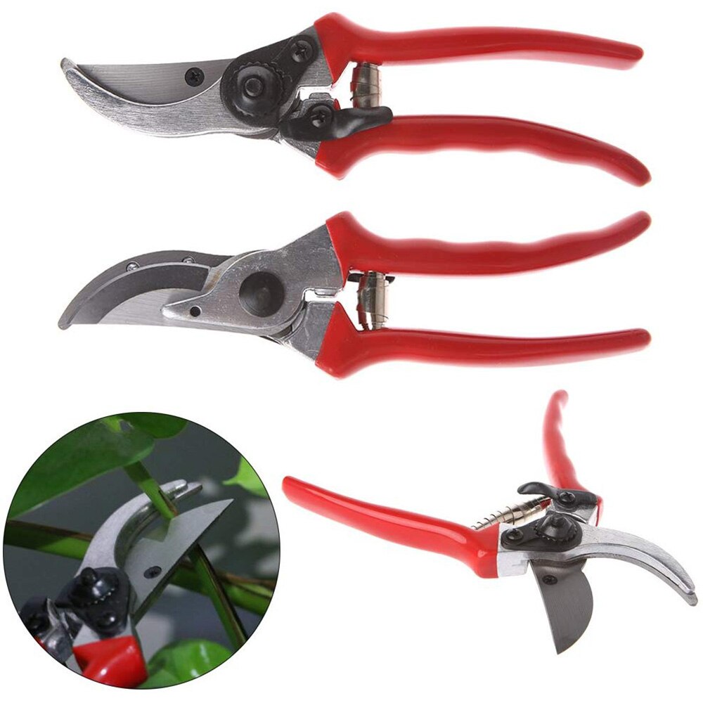 Pruning Shears Garden Bypass Pruners and Ergonomic Flower Cutter Grafting Tool Scissors Trimmer Cutter garden tool
