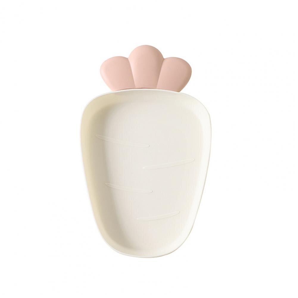 Fruit Plate Convenient Practical Food Grade Fruit Plate Not Easy Deformed Snack Plate: White