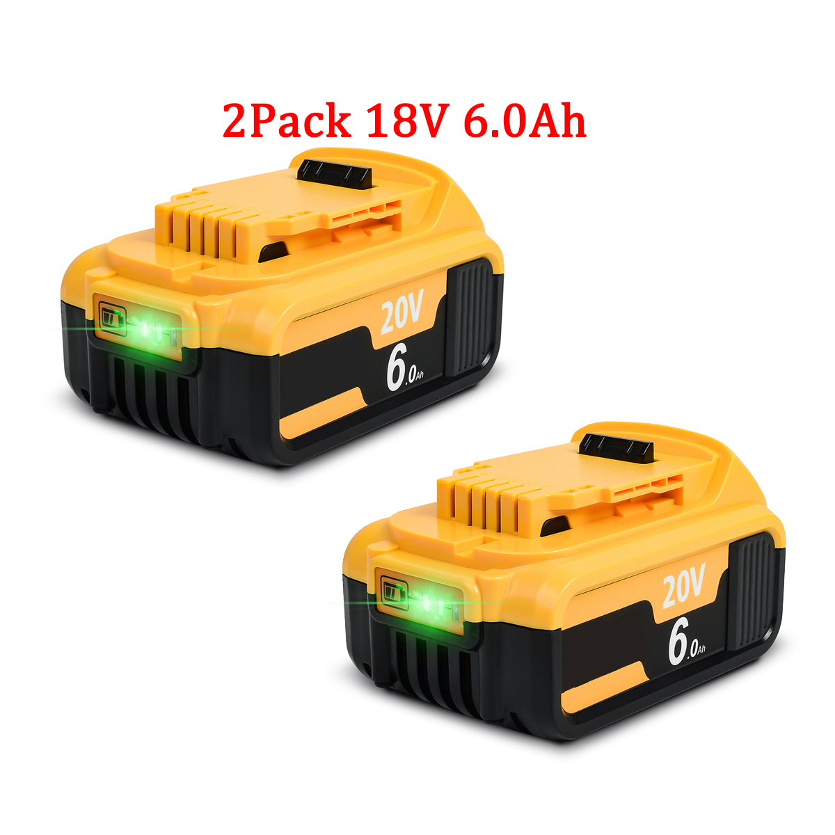 For Dewalt FLEXVOLT 20V/60V MAX Battery 9Ah DCB609 Lithium-ion DCB606 DCB612 DCB609 DCB205 DCB200 DCB182 Batería for Dewalt 20V: Gold