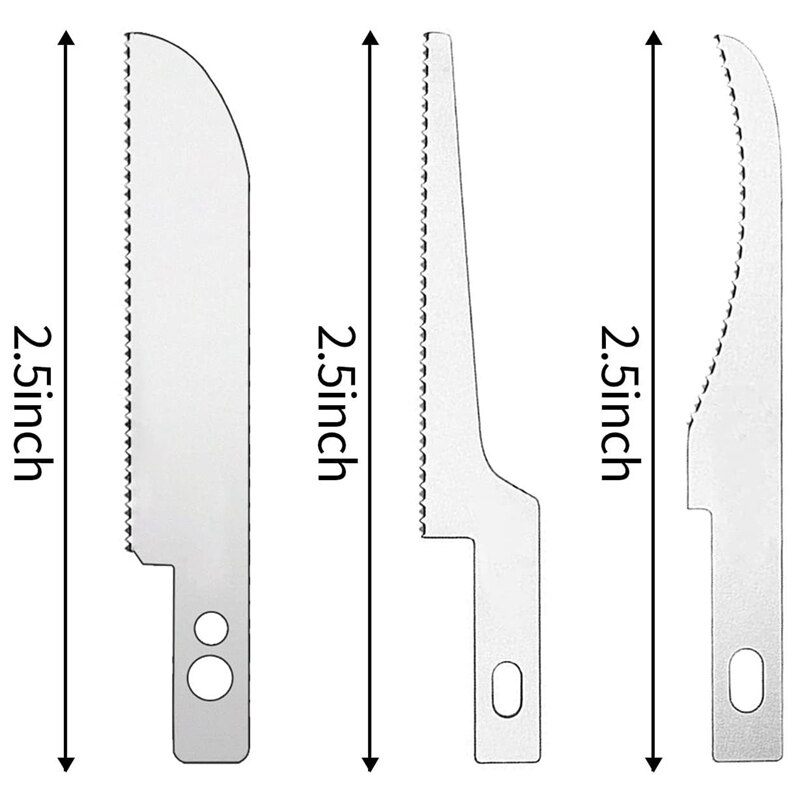 Mini Hand Saw, Model Craft Tools Sculpting Knife, DIY Razor Saw Kit With 12 Craft Blades For Hand Cutting And Branches