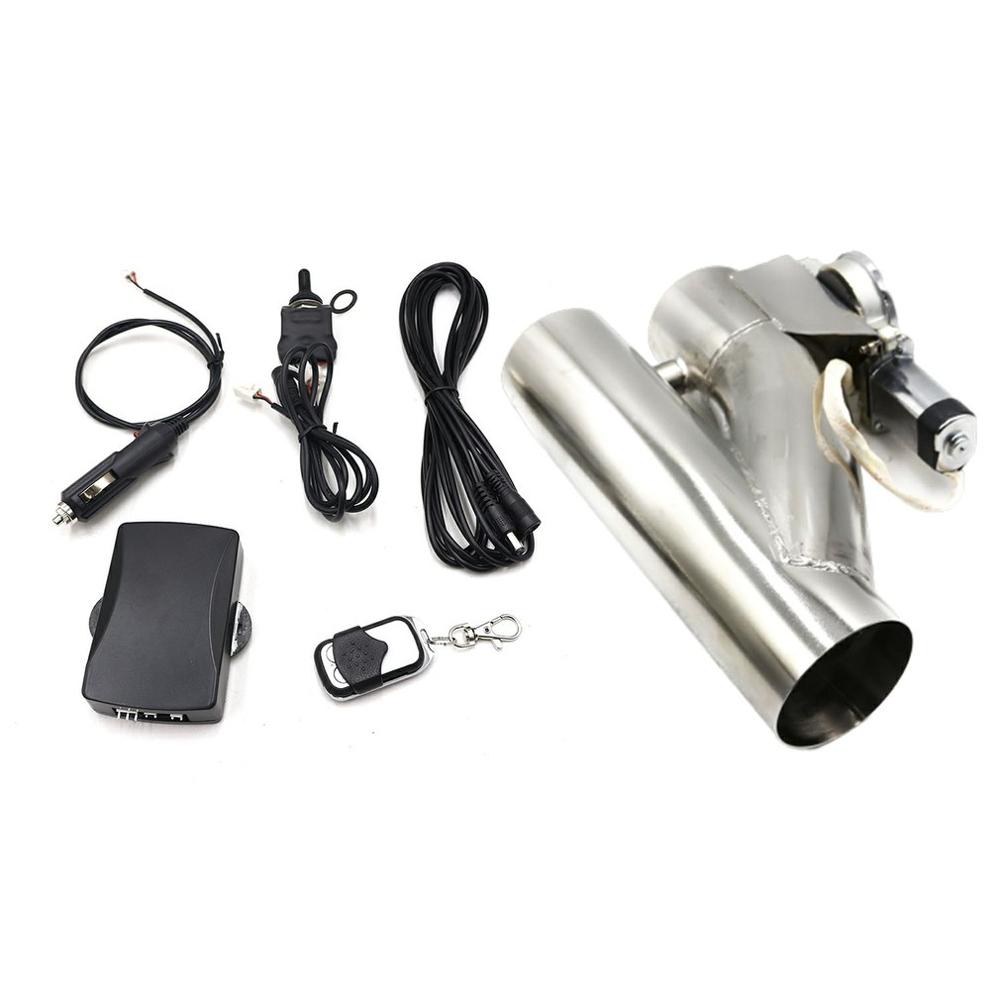 Single Opening Integrated Y-type Exhaust Valve Electric Exhaust Downpipe Electronic Stop Valve Remote Control
