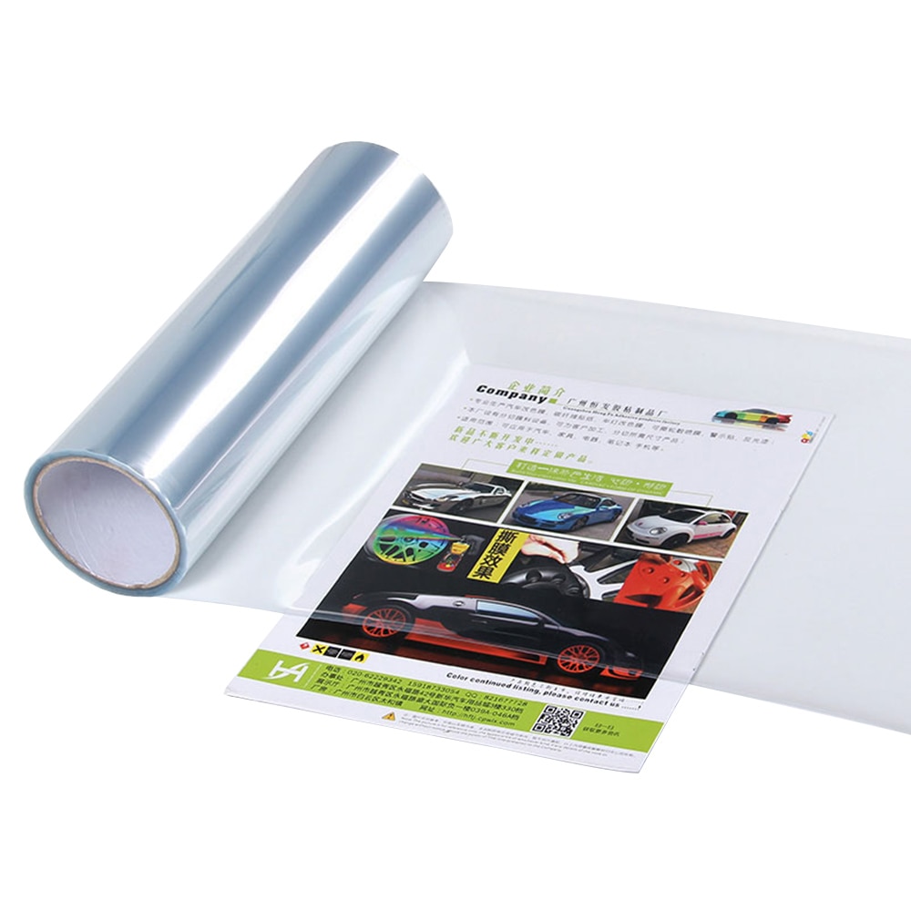11 kleur Auto Licht Koplamp Achterlicht Tint Vinyl Film Sticker Vel Mistlamp Achterlicht Mat Rook Film 30x60 cm: TRANSPARENT