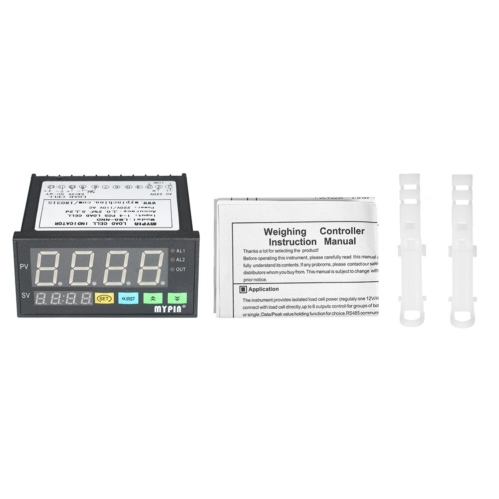 Digital LM8-NND LED Display Weighing Meter Load-cells Indicator 1~4 Load Cells Signals Input Weighing Meter