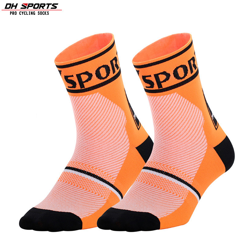 Dh Unisex Sport Fietsen Sokken Top Professionele Sport Sokken Ademend Outdoor Sport Fietsen Sok Racing Sokken: 03 / 39-45