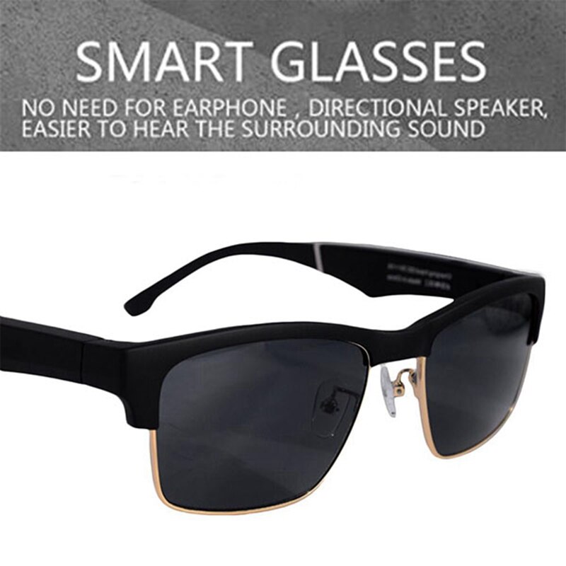 Lunettes Audio Smart sans fil Bluetooth casque voiture sport parasol polarisé avec oreille ouverte casque Audio lunettes de soleil