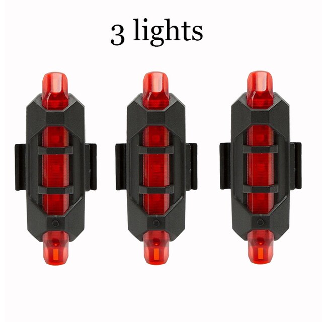 Luz da bicicleta usb led recarregável conjunto de farol à prova chuva ciclismo frente traseira lâmpada lanterna advertência da bicicleta: Azul