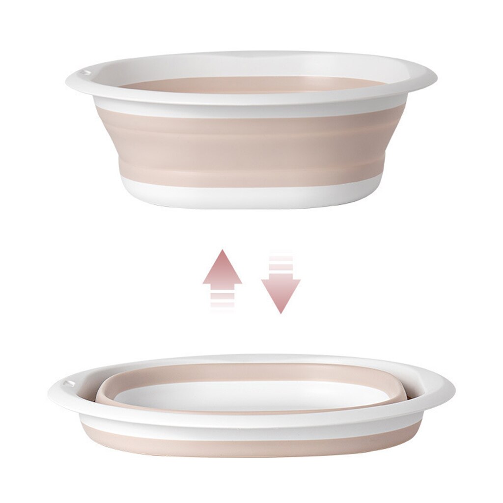 Collapsible Washing Basin Tub Foldable Washbasin Dish Tub Multi-Purpose for Camping Laundry Kitchen Indoor Outdoor Accessories