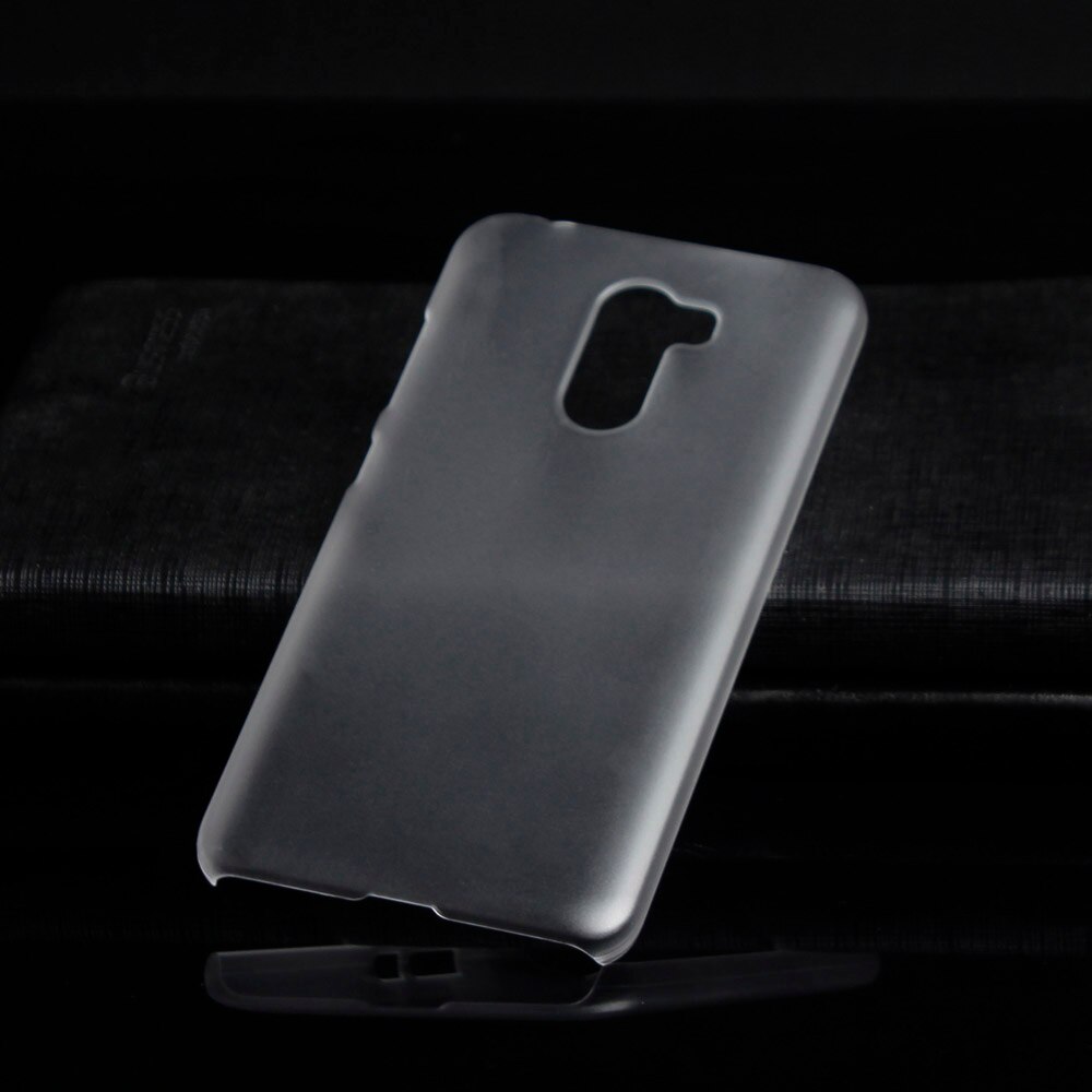 Matte Plastic Coque Cover 5.99For Xiaomi Pocophone F1 Case For Xiaomi Mi Pocophone Poco F1 Phone Back Coque Cover Case: Transparent