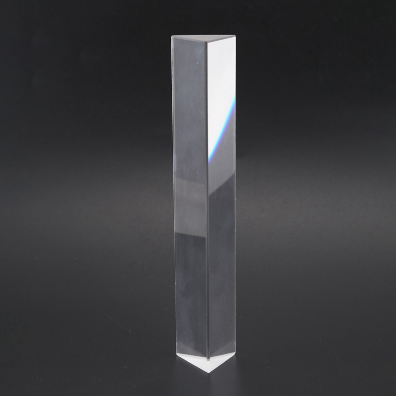 15Cmx3cm Rainbow Optical Glass Triple Triangular Prism Physics Teaching Light Spectrum With Box
