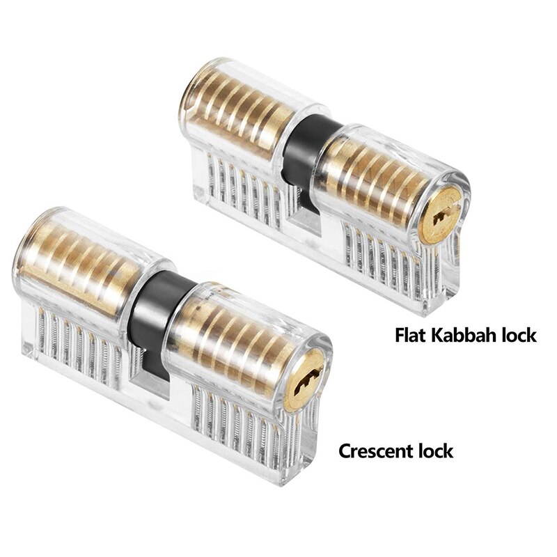 Conjunto de bloqueo Liushi de 7 tipos/lote con kit de herramientas de llave de tensión, juego de ganzúas de práctica para cerrajero, herramienta extractora de llaves rotas