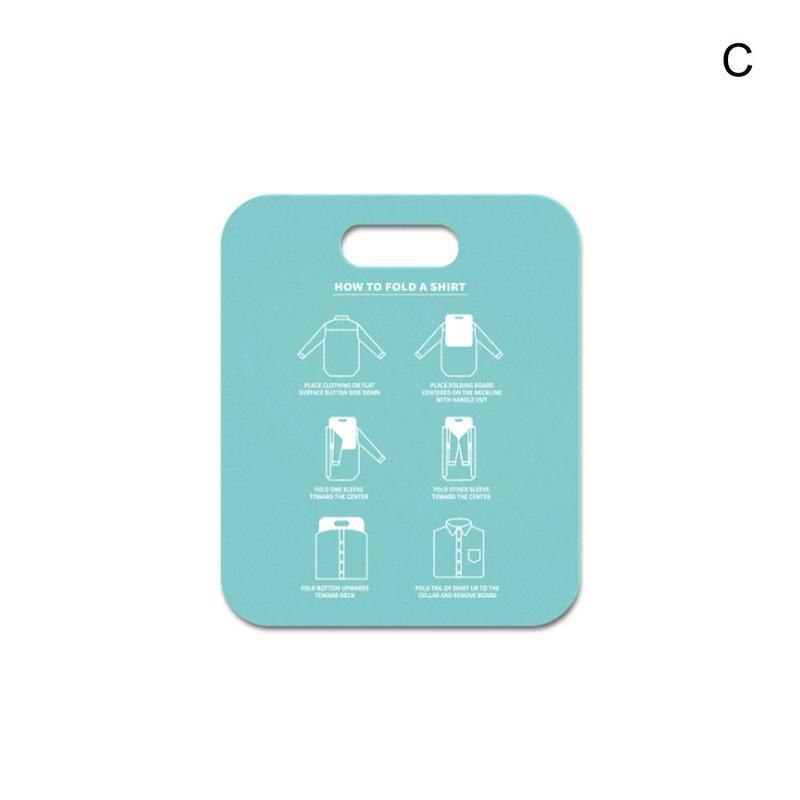 1PC Household Cloth Folding Board Child/adult Clothes Storage Folder Clothing Board Closet Folders Organizer Laundry F8Z8: C