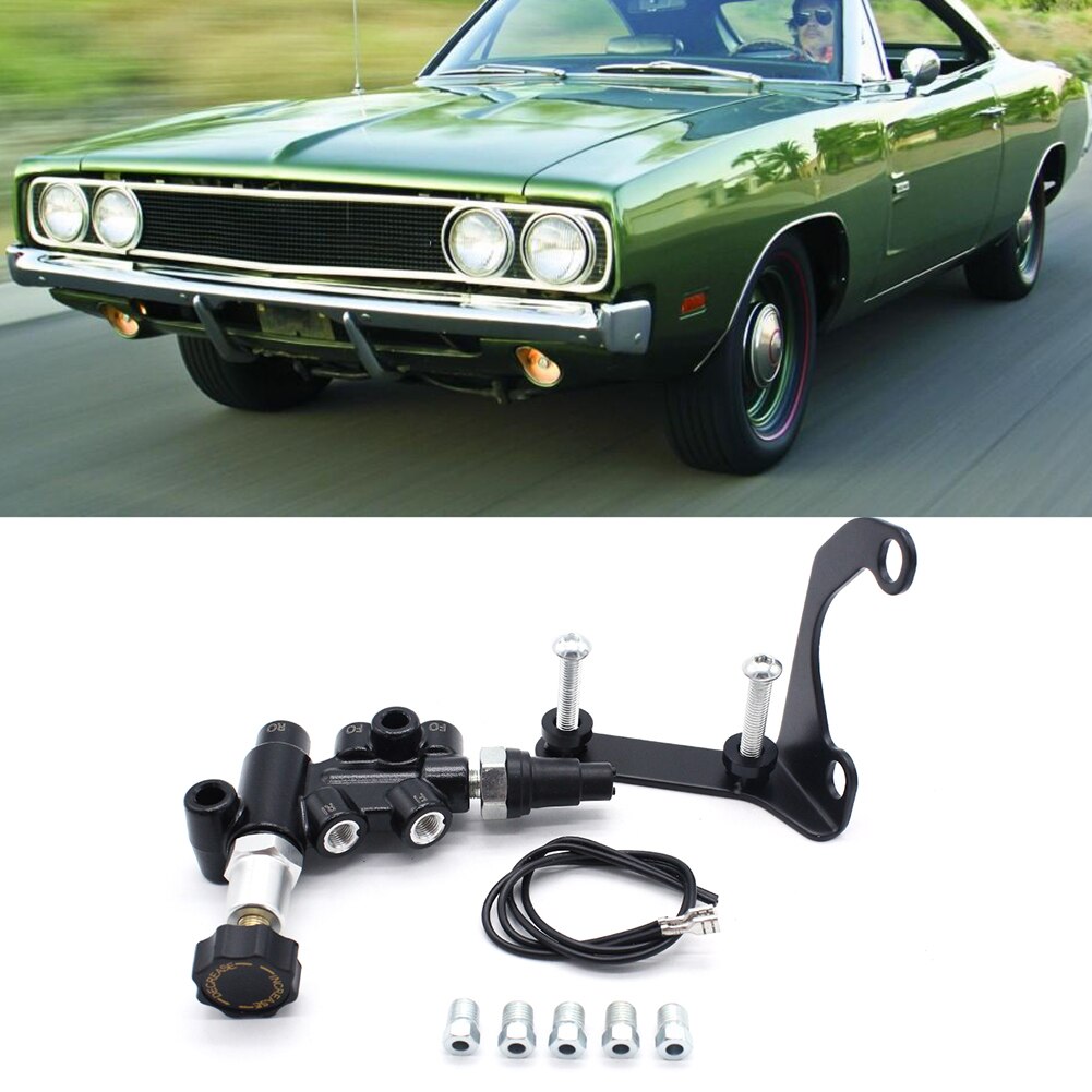 Adjustable Proportioning Valve Kit with Bracket for Wilwood Master Cylinder