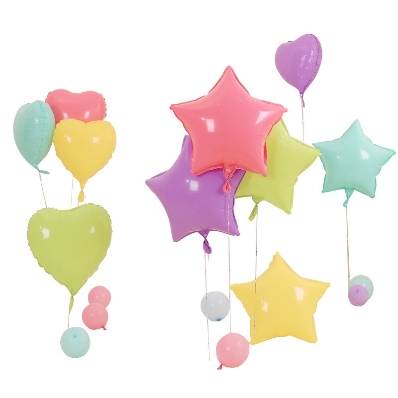 Aluminium Ballon/Decoratie Voor Party/Verjaardag/Bruiloft Gelegenheid/Hart Of Pentagram Vormige/Decoratie Ballon/folie Ballonnen