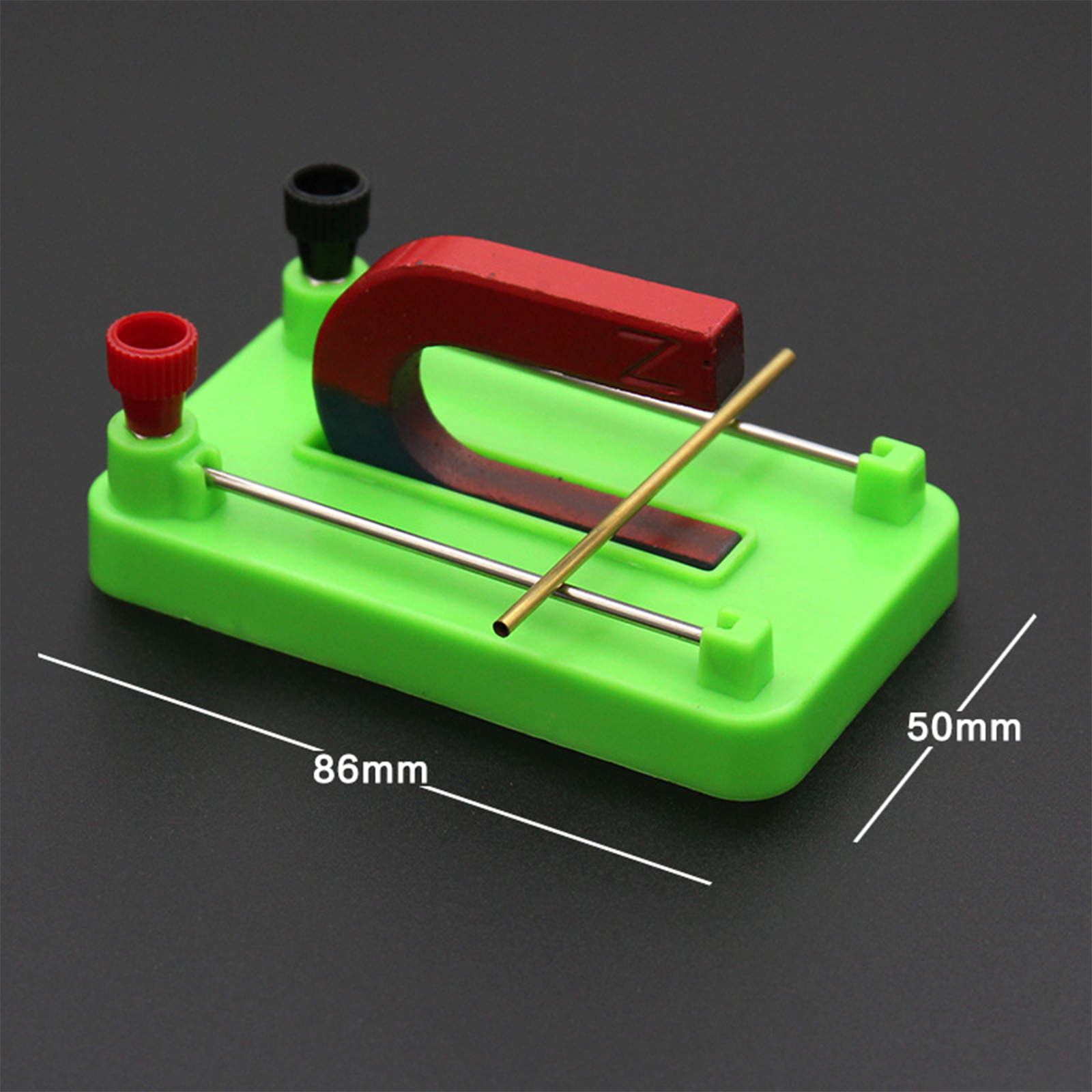 Magnetisch veld acteren op huidige experimentele apparaten Ampere Force experimentele apparaten voor natuurkundeonderwijs in de middelbare school
