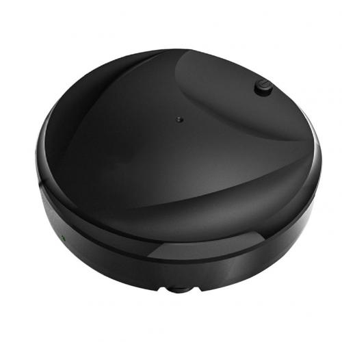 Home 3 in 1 Smart Automatic 1800Pa Vacuum Cleaner Floor Cleaning Robot Sweeper Sweeping garbage ash melon seeds sand hair: Black