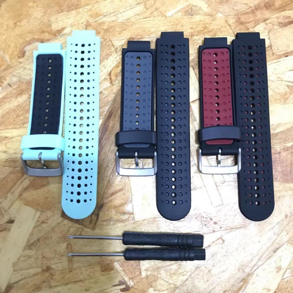 Pour Forerunner 235 bracelet Original appliquer à GARMIN 230/235/735xt/220/620/630 remplacer silicone d'origine s