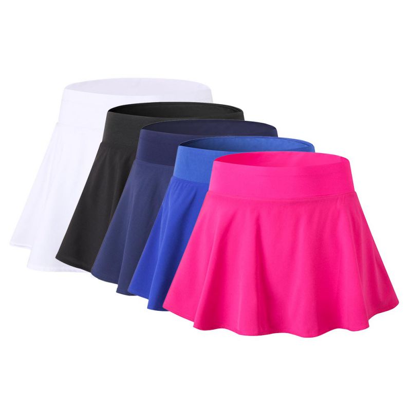 Mode Badminton Shorts Vrouwen \'s Tennis Yoga Rok Hoge Taille Sneldrogende Comfort Golf Training Veiligheid Rok