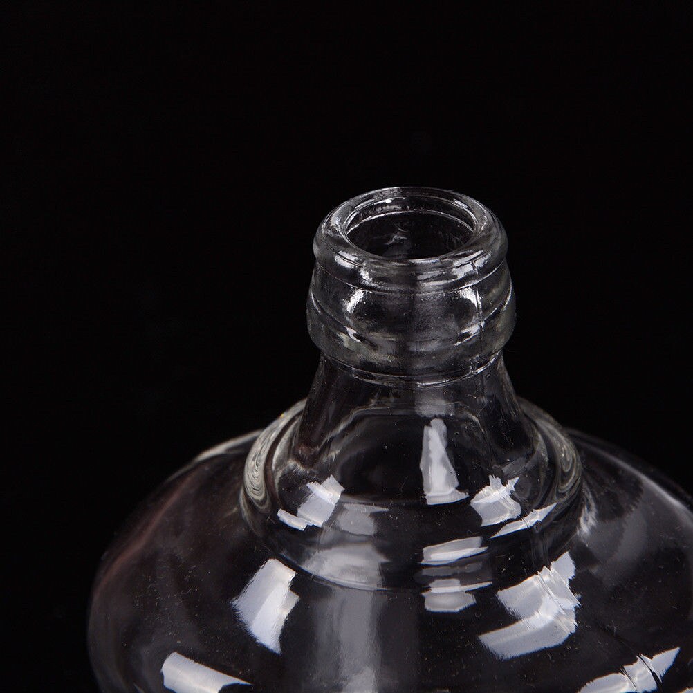 60ml Durable Alcohol Burner Burning Lamp Clear Glass Lab Equipment Heating School Teaching Supply Lab Glassware