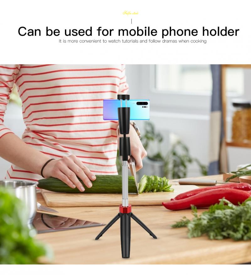 3-In-1 Selfie Stick Met Statief Draadloze Bluetooth Mobiele Telefoon Houder Draagbare Mini Bluetooth Selfie Stok In voorraad