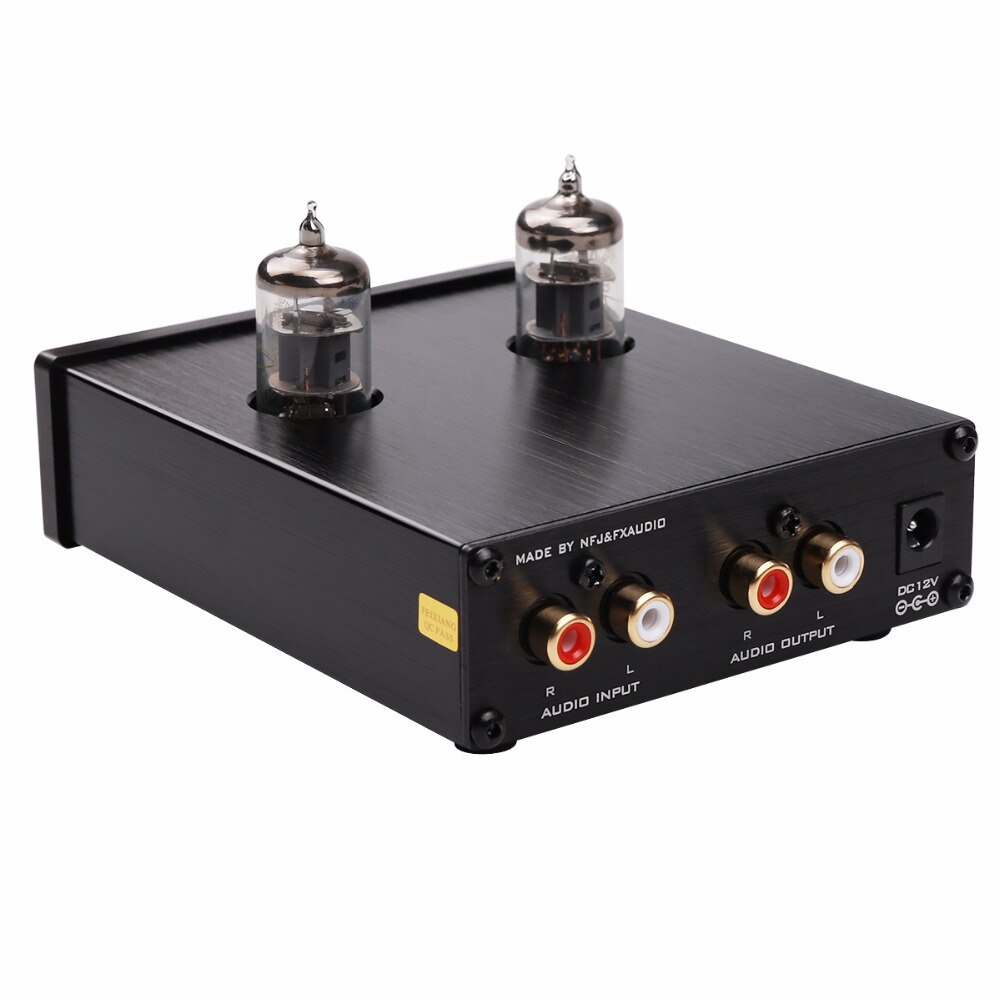 FX-AUDIO TUBE-03 MINI Bile 6K4 / 6J1 reamp Tube Amplifier Buffer HIFI Audio Preamplifier Treble Bass Adjustment Pre-amps DC12V